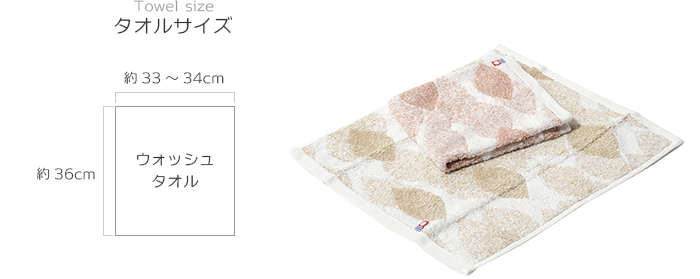 タオルサイズについて